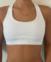 Load image into Gallery viewer, Snow White Sports Bra